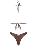 MINA COSTINA LUREX MARRONE