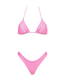 PINK LUREX RIBBED MINE