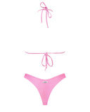 PINK LUREX RIBBED MINE