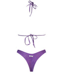 PURPLE LUREX RIBBED MINE