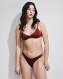 TINA LYCRA SHINY WINE