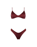 TINA LYCRA SHINY WINE