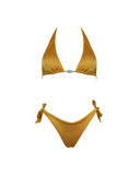 BENEDETTA SHINY LYCRA OCHRE