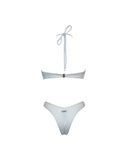 BRITNEY LYCRA SHINY WHITE