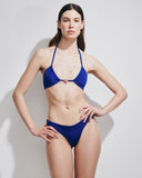 BRITNEY LYCRA SHINY BLUE