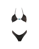 BRITNEY SHINY LYCRA SEPIA