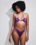 BRITNEY PURPLE SHINY LYCRA