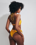 BRITNEY YELLOW LUREX RIB