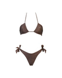 BRITNEY BROWN LUREX RIB