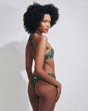 BRITNEY GREEN ZEBRA PATTERN