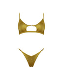 TAYLOR LYCRA SHINY OCHRE