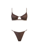 OLIVIA COSTINA LUREX MARRONE