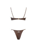 OLIVIA COSTINA LUREX MARRONE