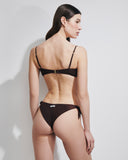 SABRINA TULLE BRINATO MARRONE