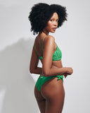 SABRINA TULLE BRINATO VERDE
