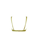 ADELE GREEN SHINY LYCRA TOP