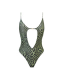 LILLY GREEN ZEBRA PATTERN