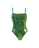 MELANIE LYCRA LAMÉ VERDE