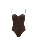 RIHANNA TULLE BRINATO MARRONE
