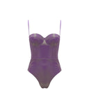 RIHANNA TULLE BRINATO VIOLA
