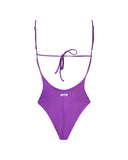 ELODIE SHINY PURPLE LYCRA