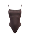 ELODIE SHINY LYCRA SEPIA