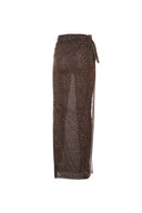 ALEXANDRA TULLE FANTASIA MACULATO MARRONE