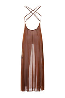 ANGELINA TULLE MARRONE