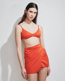 ANNETTE ORANGE SHINY LYCRA