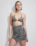 ANNETTE WHITE ZEBRA PATTERN