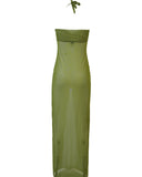 MILVA TULLE VERDE MILITARE