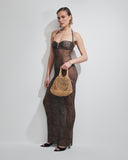 MILVA FANTASIA MACULATO MARRONE