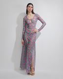 ALICIA FANTASIA FIORE TURCHESE