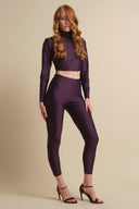 EMILY LEGGINGS STRASS VIOLA