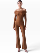 DAFNE JUMPSUIT LYCRA LUCIDA RUM
