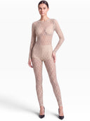 FRIDA JUMPSUIT MERLETTO SABBIA