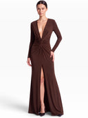 NINFA JERSEY MARRONE