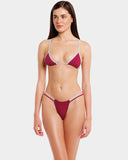 DANA SLIP BORDATO PRUGNA