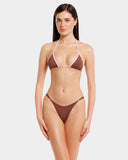 ALMA SLIP MICROFIBRA MARRONE
