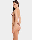ALMA SLIP MICROFIBRA MARRONE
