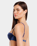 TOP ESTER VELLUTO BLU