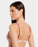 TOP ESTER VELLUTO ROSA