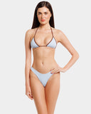 SLIP DORA  MICROFIBRA CELESTE