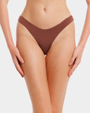 SLIP DORA MICROFIBRA MARRONE