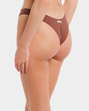 SLIP DORA MICROFIBRA MARRONE