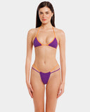 DANA SLIP BORDATO VIOLA