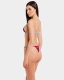 DANA SLIP BORDATO PRUGNA