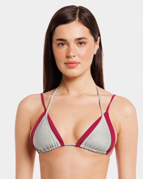 MIRTE TOP LUREX CELESTE