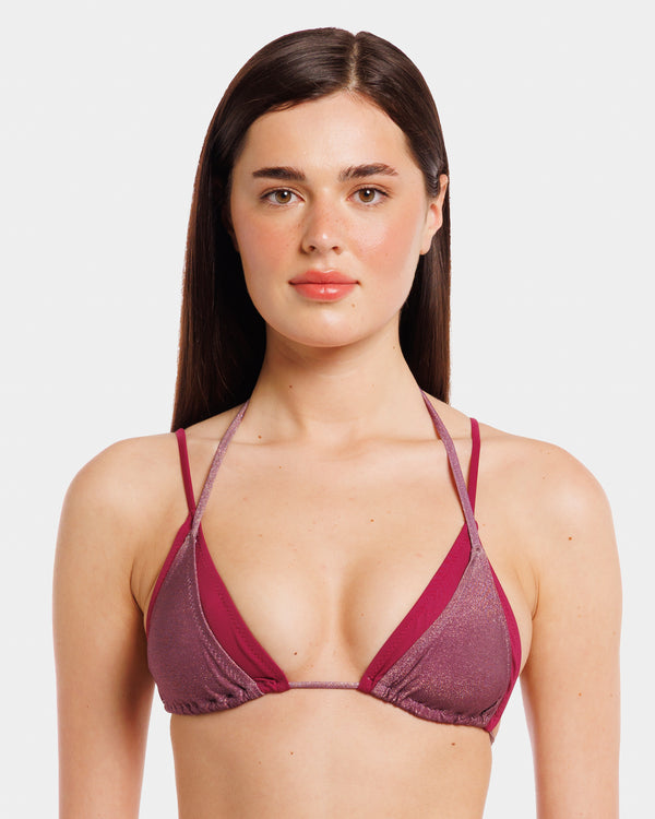 MIRTE TOP LUREX PRUGNA