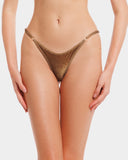 ALMA SLIP LUREX MARRONE